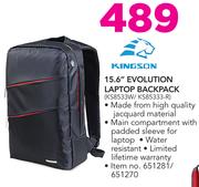 Kingson 15.6" Evolution Laptop Backpack KS8533W/KS85333-R