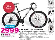 Raleigh MXR29ER Alloy Mountain Bike