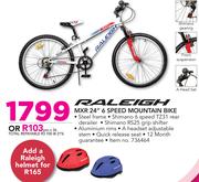 Raleigh MRX 24" 6 Speed Mountain Bike