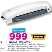 Fellowes Lunar A3 Laminator