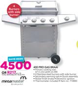 Megamaster 400 Pro Gas Braai