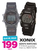 Xonix Gents Watches-Each