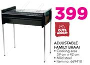 Out&About Adjustable Family Braai