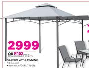 Out&About Gazebo With Awning 3x3m