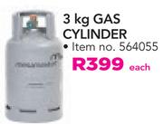 Megamaster 3Kg Gas Cylinder