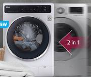 LG 2 In 1 Titan Washer Dryer 10Kg Washer 7Kg Dryer FH4U1BHK4N