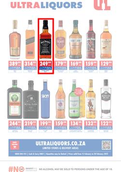 Ultra Liquors : Specials (15 February - 28 February 2022), page 1