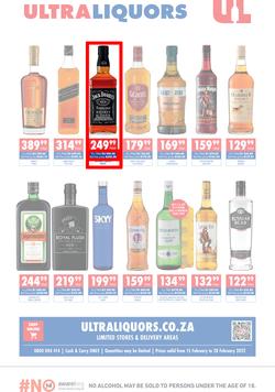 Ultra Liquors : Specials (15 February - 28 February 2022), page 1