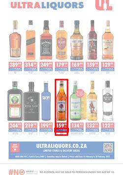 Ultra Liquors : Specials (15 February - 28 February 2022), page 1