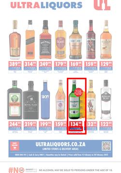 Ultra Liquors : Specials (15 February - 28 February 2022), page 1
