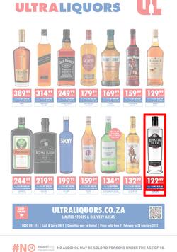 Ultra Liquors : Specials (15 February - 28 February 2022), page 1