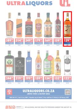 Ultra Liquors : Specials (15 February - 28 February 2022), page 1