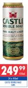 Castle Double Malt Cans-24 x 410ml