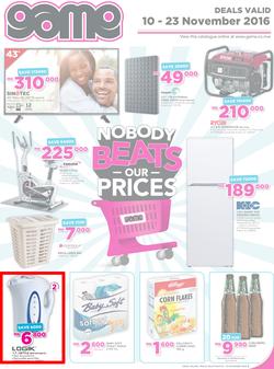 Game Malawi : Nobody Beats Our Prices (10 Nov - 23 Nov 2016), page 1
