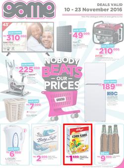 Game Malawi : Nobody Beats Our Prices (10 Nov - 23 Nov 2016), page 1