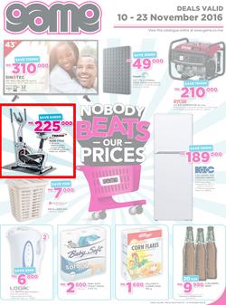 Game Malawi : Nobody Beats Our Prices (10 Nov - 23 Nov 2016), page 1