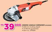 Black&Decker 2000W Angle Grinder KG2000