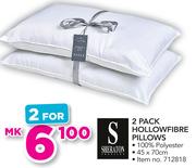 Sheraton 2 Pack Hollowfibre Pillows-For 2