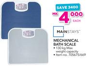 Mainstays Mechanical Bath Scale-Each