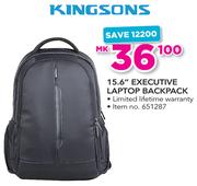 Kingsons 15.6" Executive Laptop Backpack
