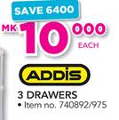 Addis 3 Drawers-Each
