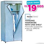 Mainstays Hanging Wardrobe With One Shelf