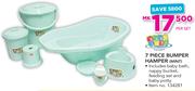 Baby Care 7 Piece Bumper Hamper Mint-Per Set