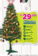 Santa's Trading All-In-One Pine Tree & Decorations
