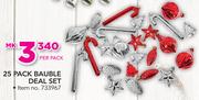 Santa's Trading 25 Pack Bauble Deal Set-Per Pack