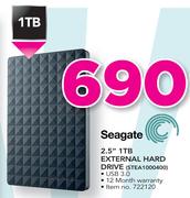 Seagate 2.5" 1TB External Hard Drive STEA1000400