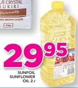 Sunfoil Sunflower Oil 2Ltr