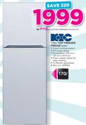 KIC 170Ltr Top Freezer Fridge  5181