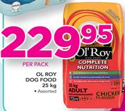 Ol' Roy Dog Food 25Kg-Per Pack