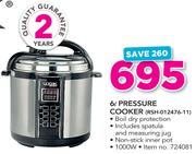 Logik 6Ltr Pressure Cooker RSH-012476-11