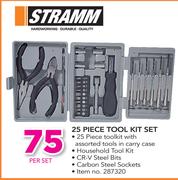 Stramm 25 Piece Tool Kit Set-Per Set