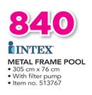 Intex Metal Frame Pool-305cm x 76cm