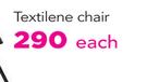 Out And About Textilene Chair-Each