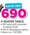 Out And About 4 Seater Table