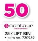 Contour 25Ltr Lift Bin