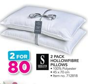Sheraton 2 Pack Hollowfibre Pillows-For 2