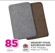 Always Home Memory Foam Bathroom Mat-Each