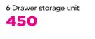 Addis 6 Drawer Storage Unit