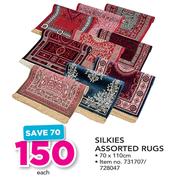 Silkies Assorted Rugs-70 x 110cm Each