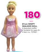 Kid Connection 81cm Wispy Walker Doll-Each