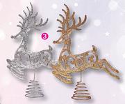 Tree Topper Reindeer-Each