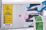 6 Pack Outdoor Solar Colour Lights-Per Pack