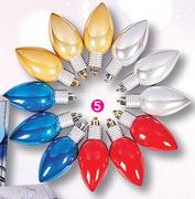 3 Pack Bauble Lights Assorted-Per Pack