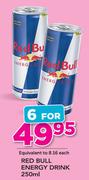Red Bull Energy Drink - 6 x 250ml