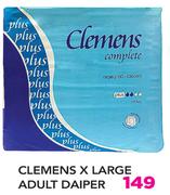 Clemens X Large Adult Diapers