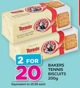 Bakers Tennis Biscuits - 2 x 200gm